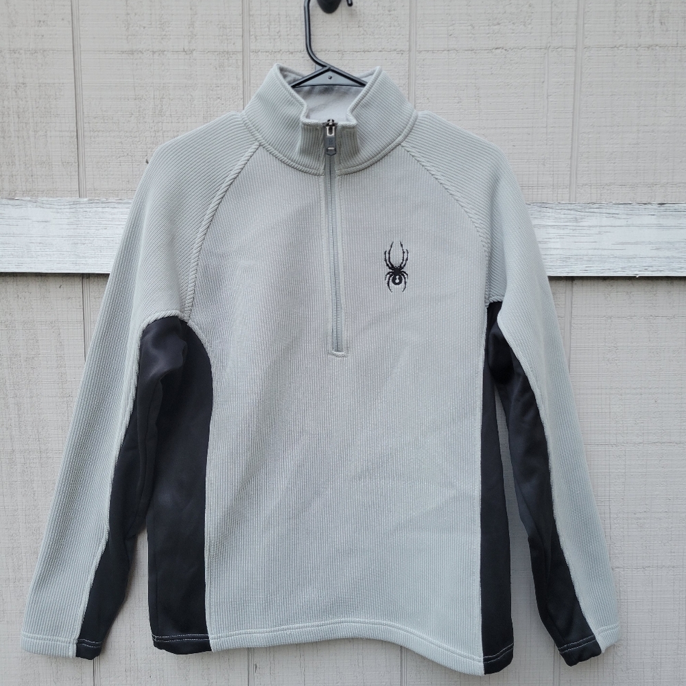 Men's Spyder Quarter Zip Outbound Sweater Sweatshirt Jacket Small